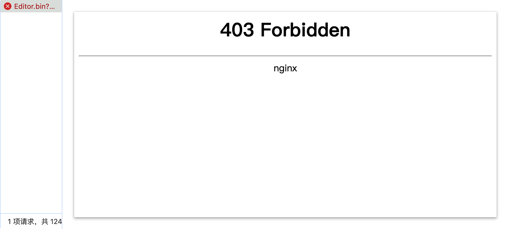 Editor.bin 403 (Forbidden)